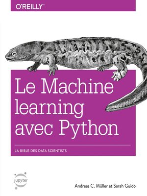 cover image of Machine learning avec Python